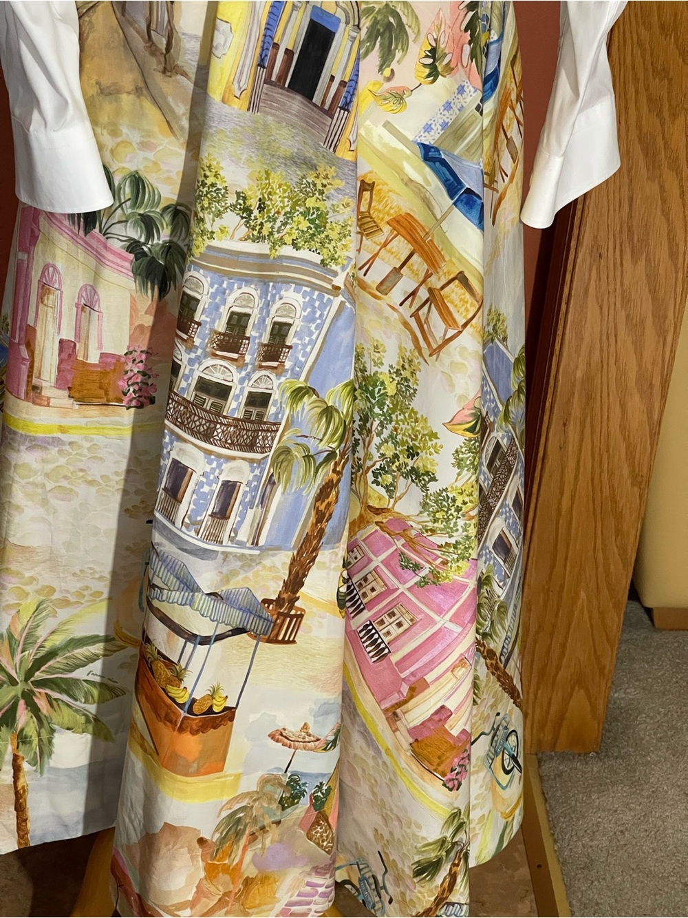 FARM Rio Scenic Pastel Multi-Color Maxi Skirt - Picture 6 of 16